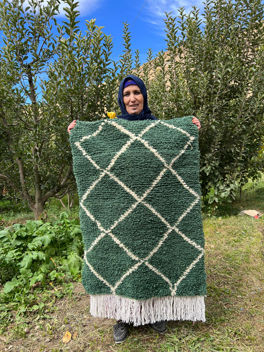 Tapis Tiwizi vert