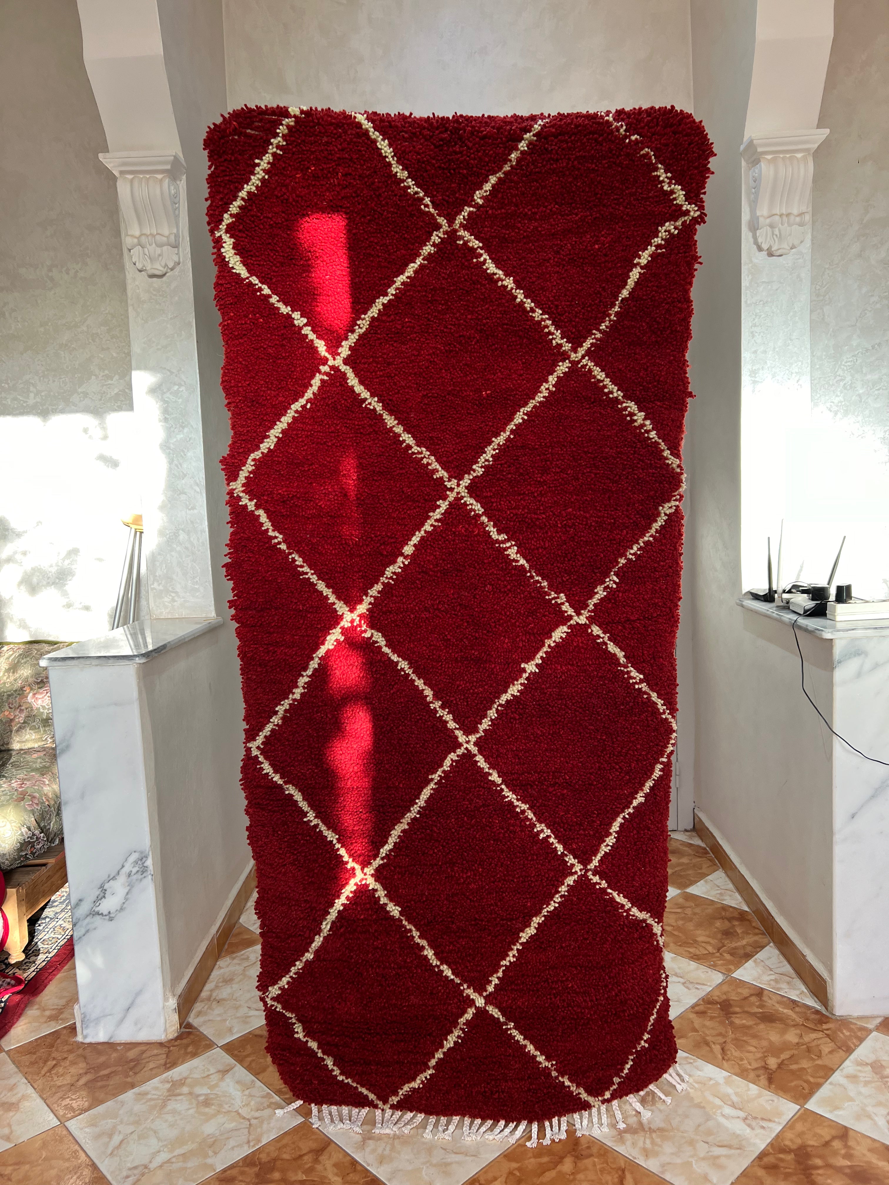 Tapis Tiwizi Rouge